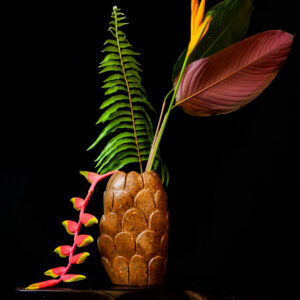 Glauconite Rock Hand-Carved Vase - Limited Edition