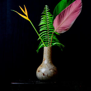 Glauconite Rock Teardrop Gourd Vase - Limited Edition