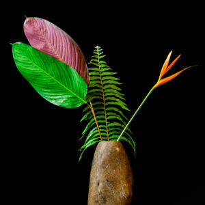 Glauconite Rock Tapered Shield Vase - Limited Edition